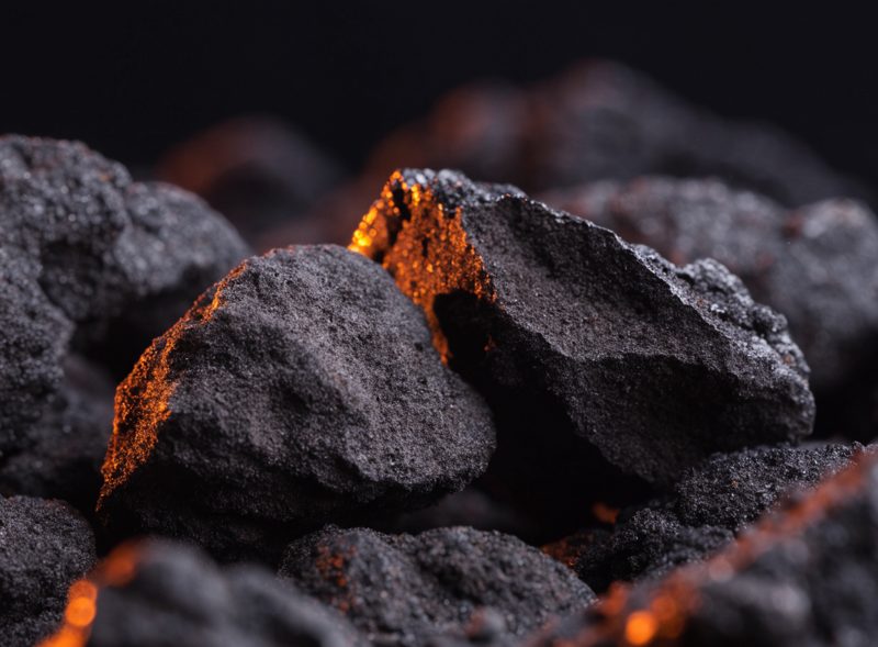 Manganese ore lumps